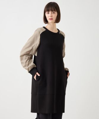 ＜HIROKO BIS（Women/小さいサイズ）＞【小さいサイズ／洗える】タフタジョイントデザインチュニック