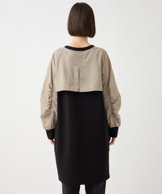 【小さいサイズ／洗える】タフタジョイントデザインチュニック