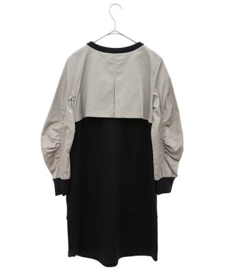 【小さいサイズ／洗える】タフタジョイントデザインチュニック