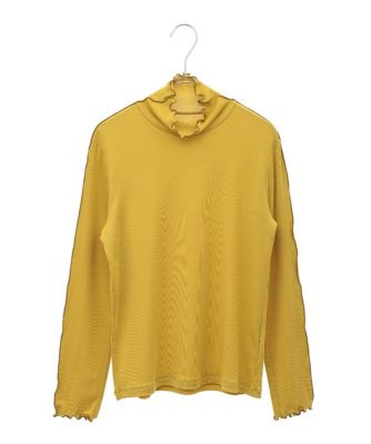 【小さいサイズ】メローフリルハイネックカットソー