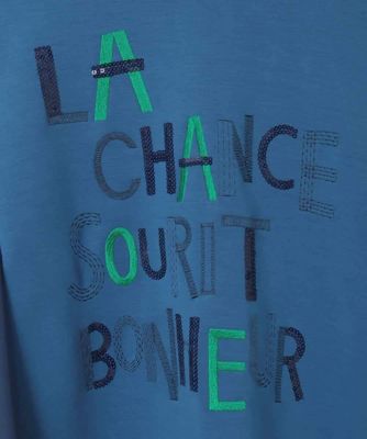 小さいサイズ】スパンコール刺繍ロゴプルオーバー | HIROKO BIS（Women