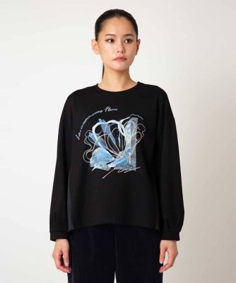 小さいサイズ】グラフィカルモチーフデザインスウェット ／洗える