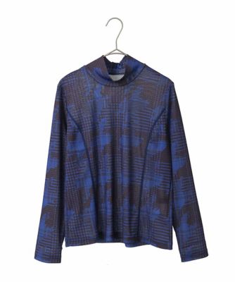 小さいサイズ】千鳥ドットハイネックプルオーバー | HIROKO BIS (Women 