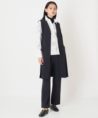 【小さいサイズ／洗える】チュールハイネックプルオーバー