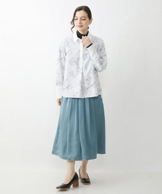 【小さいサイズ／洗える】チュールハイネックプルオーバー