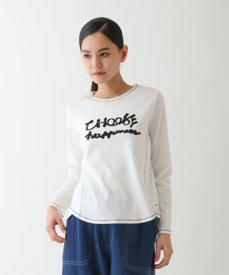 【小さいサイズ】テープロゴコットンカットソー