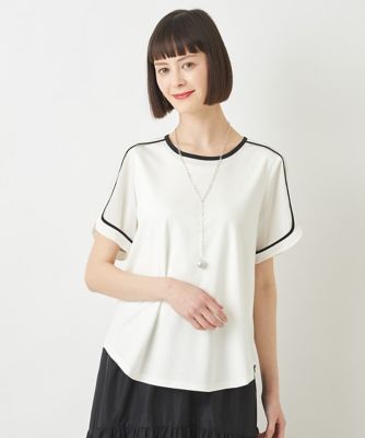 【小さいサイズ】ショルダーステッチデザインＴシャツ