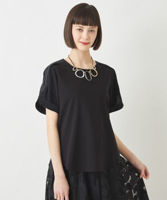 【小さいサイズ】ショルダーステッチデザインＴシャツ