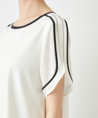 【小さいサイズ】ショルダーステッチデザインＴシャツ
