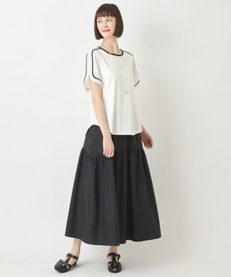 【小さいサイズ】ショルダーステッチデザインＴシャツ