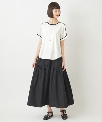 【小さいサイズ】ショルダーステッチデザインＴシャツ