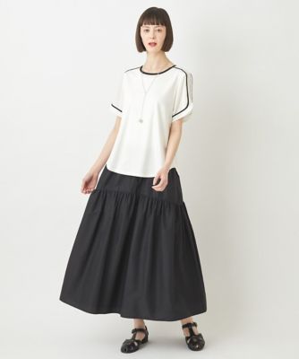 【小さいサイズ】ショルダーステッチデザインＴシャツ