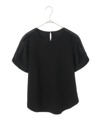 【小さいサイズ】ショルダーステッチデザインＴシャツ