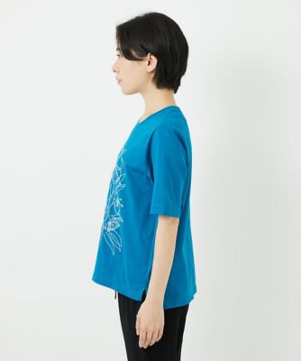 【小さいサイズ】ステッチ刺繍デザインＴシャツ