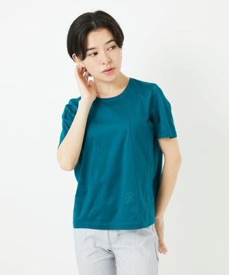 ＜HIROKO BIS（Women/小さいサイズ）＞【小さいサイズ】カーブ切り替えコットンカットソー
