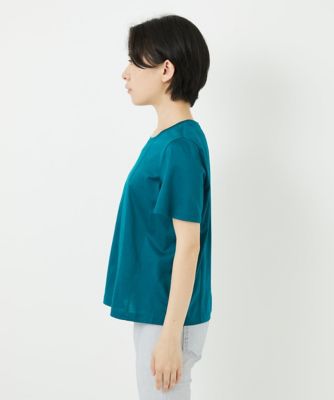 小さいサイズ】カーブ切り替えコットンカットソー | HIROKO BIS（Women