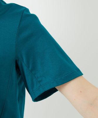 小さいサイズ】カーブ切り替えコットンカットソー | HIROKO BIS（Women