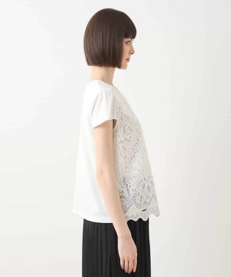 【小さいサイズ】フラワーデコ刺繍ブラウス