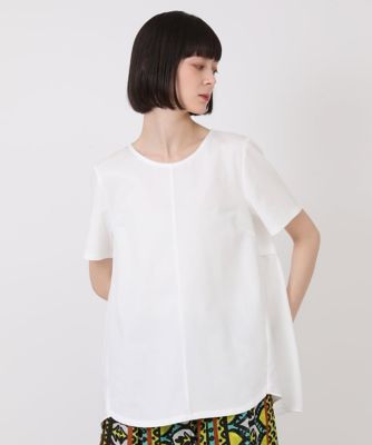 【小さいサイズ／洗濯機で洗える】バックフレアドッキングＴシャツ