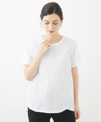 【小さいサイズ／洗濯機で洗える】バックフレアドッキングＴシャツ