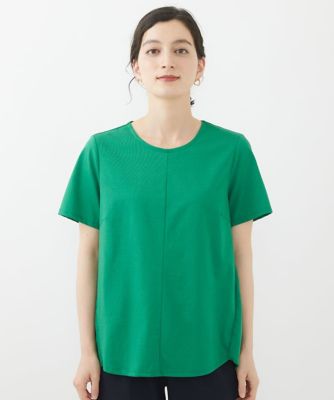 【小さいサイズ／洗濯機で洗える】バックフレアドッキングＴシャツ