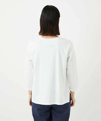 小さいサイズ】クラフト刺繍デザインカットソー | HIROKO BIS（Women