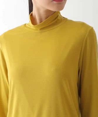 小さいサイズ】配色ラインハイネックインナートップ | HIROKO BIS