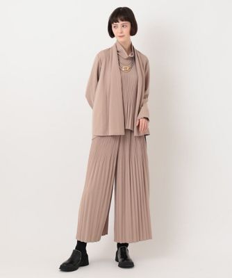 【小さいサイズ】バックプリーツジャージーカーディガン