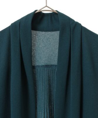 【小さいサイズ】バックプリーツジャージーカーディガン