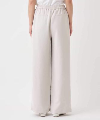 ヒロコビス（hirokobis）/【小さいサイズ】ソフトツイルセミワイドパンツ 小さいサイズ】ソフトツイルセミワイドパンツ | HIROKO BIS（Women