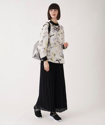 【小さいサイズ】ジョーゼットプリーツワイドパンツ