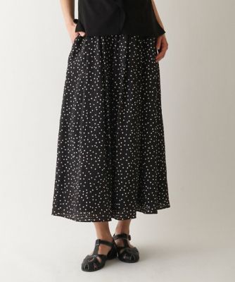 ＜HIROKO BIS（Women/小さいサイズ）＞【小さいサイズ】シアーチェックドットフレアパンツ