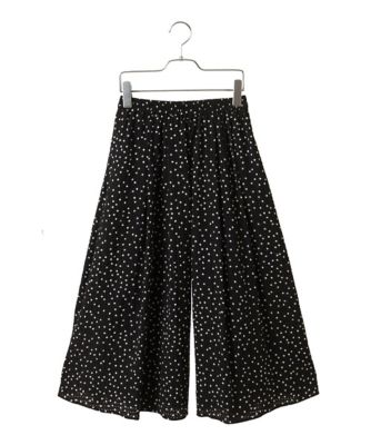 【小さいサイズ】シアーチェックドットフレアパンツ