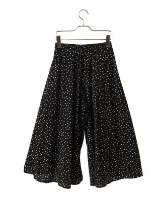 【小さいサイズ】シアーチェックドットフレアパンツ
