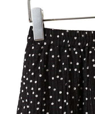 【小さいサイズ】シアーチェックドットフレアパンツ