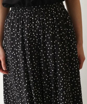 【小さいサイズ】シアーチェックドットフレアパンツ