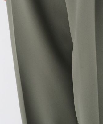 【小さいサイズ／洗濯機で洗える】コンフォートセンタープリーツパンツ