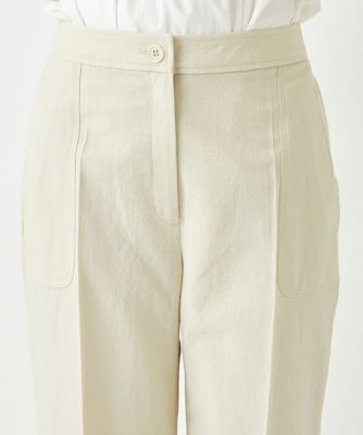 【小さいサイズ／セットアップ対応】美シルエットセンタープレスワイドパンツ