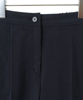 【小さいサイズ／セットアップ対応】美シルエットセンタープレスワイドパンツ