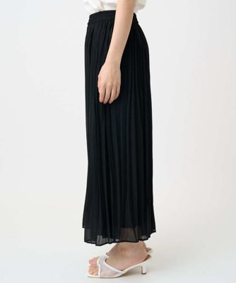 小さいサイズ】ジョーゼットプリーツワイドパンツ | HIROKO BIS（Women