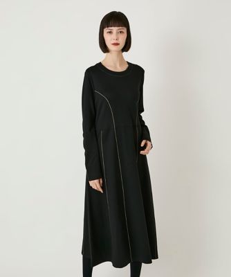 ＜HIROKO BIS（Women/小さいサイズ）＞【小さいサイズ】ラインアクセント切り替えデザインポンチワンピース