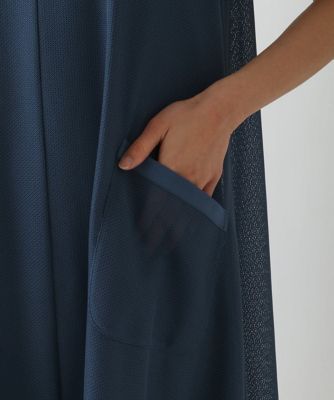 【小さいサイズ】ラッセルメッシュＡラインワンピース