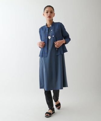 【小さいサイズ】ラッセルメッシュＡラインワンピース
