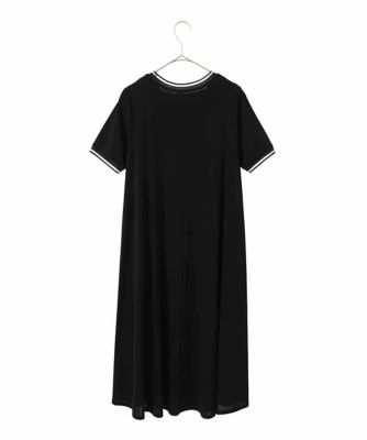 小さいサイズ】ラインアクセントジャージーワンピース | HIROKO BIS