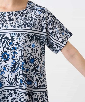 ヒロコビス（hirokobis）/【小さいサイズ】フラワープリントAラインワンピース 小さいサイズ】フラワープリントAラインワンピース | HIROKO BIS