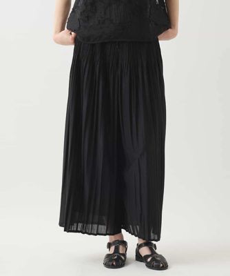 小さいサイズ／接触冷感／セットアップ対応】ランダムプリーツワイド