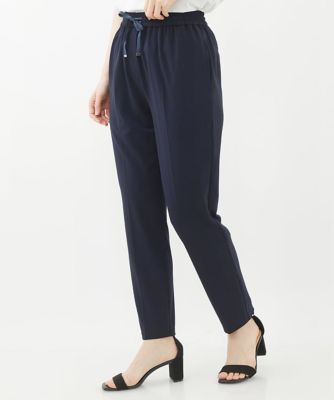 【小さいサイズ／洗濯機で洗える】リラックステーパードパンツ
