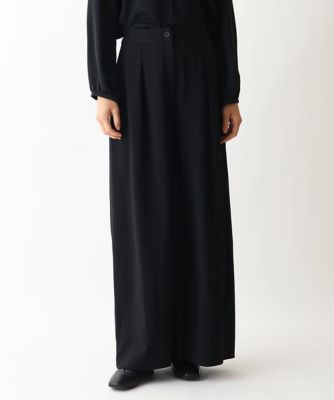 【SALE】HIROKO BIS（Women/小さいサイズ）/ヒロコビス アムンゼンジャージーワイドパンツ /洗濯機で洗える ブラック94 パンツ・ズボン【三越伊勢丹/公式】