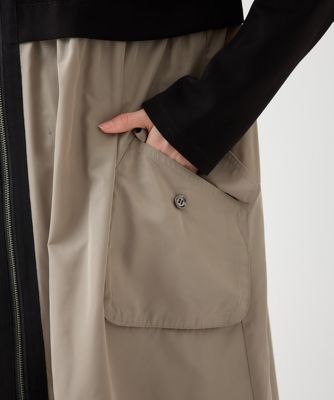 追加【小さいサイズ／洗える】タフタジョイントフロントジップワンピース