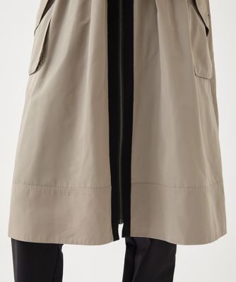 追加【小さいサイズ／洗える】タフタジョイントフロントジップワンピース